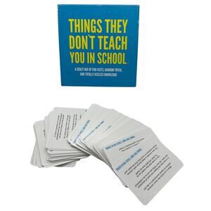 Hygge Games Things They Don't Teach You in School Party Trivia Game Night Cards